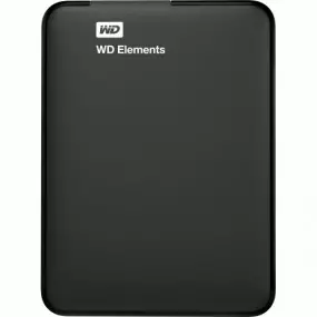 Внешний жесткий диск 2.5" USB 1.0TB WD Elements Black (WDBUZG0010BBK-WESN)