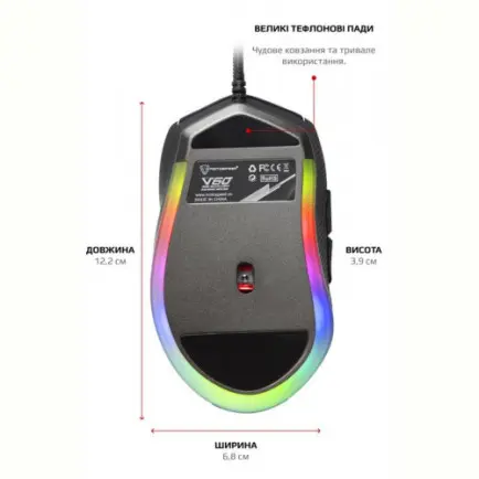 Мышь Motospeed V60 (mtv60)