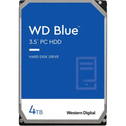 Накопитель HDD SATA 4.0TB WD Blue 5400rpm 256MB (WD40EZAX)