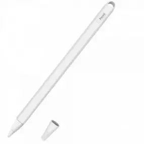 Чехол Goojodoq Hybrid Ear TPU для стилуса Apple Pencil 2 White (4001055094286W)