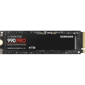 Накопитель SSD 4ТB Samsung 990 PRO M.2 2280 PCIe 4.0 x4 NVMe V-NAND MLC (MZ-V9P4T0BW)
