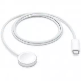 Беспроводное зарядное устройство Apple Watch Magnetic Fast Charger to USB-C 1m White (MLWJ3)