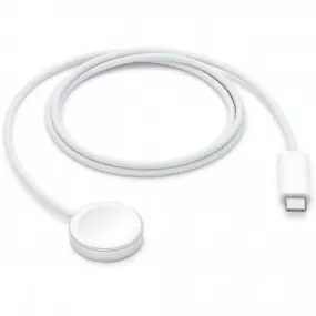 Бездротовий зарядний пристрій Apple Watch Magnetic Fast Charger to USB-C 1m White (MLWJ3)