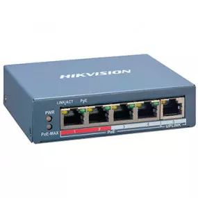 Коммутатор Hikvision DS-3E1105P-EI