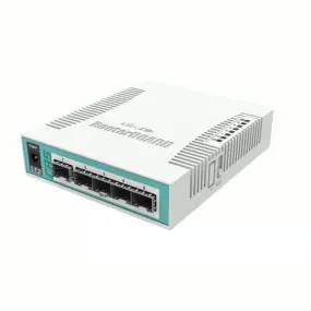 Коммутатор MikroTik CRS106-1C-5S (400Mhz/128Mb, 5xSFP, 1xCombo)