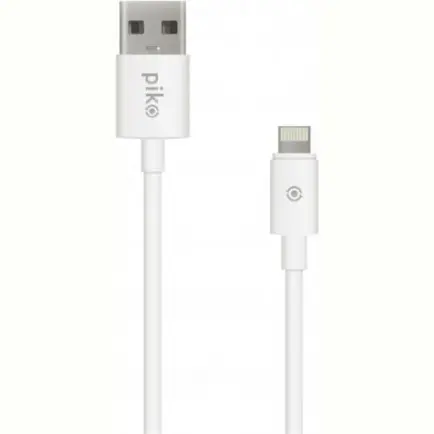 Кабель Piko CB-UL12 USB-Lightning 2м White (1283126493867)