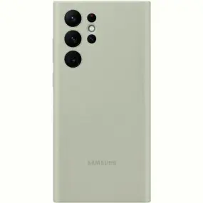 Чехол-накладка Samsung Silicone Cover для Samsung Galaxy S22 Ultra SM-S908 Olive Green (EF-PS908TMEGRU)