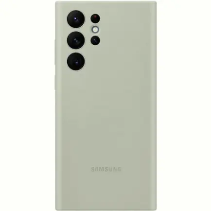 Чехол-накладка Samsung Silicone Cover для Samsung Galaxy S22 Ultra SM-S908 Olive Green (EF-PS908TMEGRU)