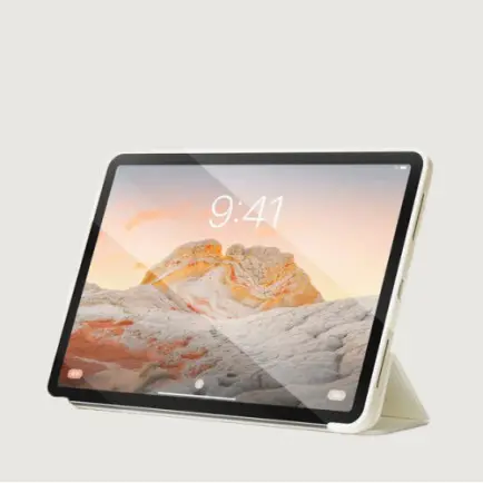 Чeхол-книжка BeCover Tri Fold Soft TPU Silicone для Apple iPad Air 13" M2 2024 Beige (711740)