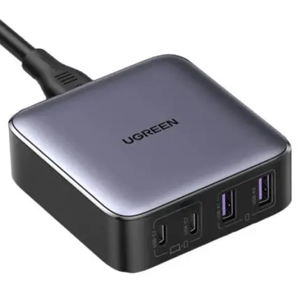 Зарядний пристрій Ugreen Nexode CD327 4xUSB 65W (2хUSB-C+2xUSB-A)