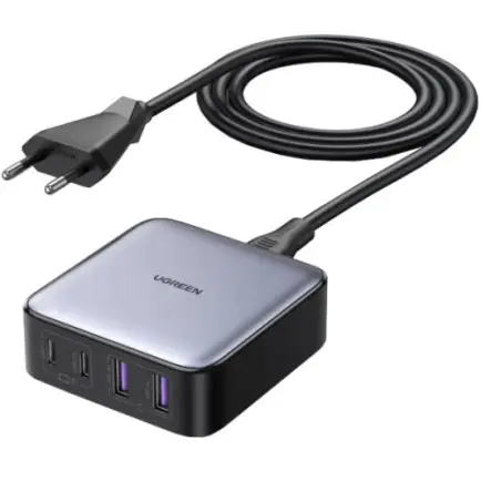 Зарядний пристрій Ugreen Nexode CD327 4xUSB 65W (2хUSB-C+2xUSB-A)