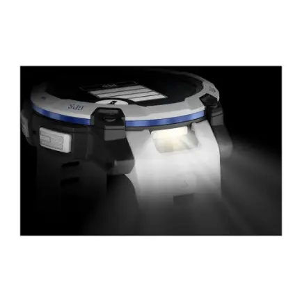 Смарт-годинник Garmin Instinct 3 45mm Solar Whitestone with Whitestone/Bolt Blue Silicone (010-02934-43)