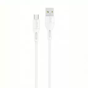 Кабель Usams US-SJ502 USB - Micro USB, 1 м, White (SJ502USB02)