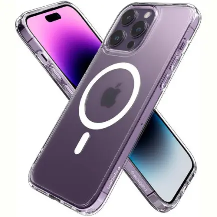 Чохол-накладка Spigen Ultra Hybrid MagFit для Apple iPhone 14 Pro Frost Clear (ACS05587)
