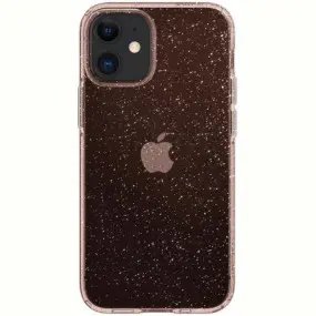 Чехол-накладка Spigen Liquid Crystal Glitter для Apple iPhone 12 Mini Rose Quartz (ACS01742)