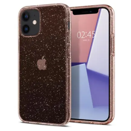 Чехол-накладка Spigen Liquid Crystal Glitter для Apple iPhone 12 Mini Rose Quartz (ACS01742)