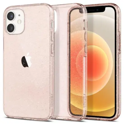 Чехол-накладка Spigen Liquid Crystal Glitter для Apple iPhone 12 Mini Rose Quartz (ACS01742)
