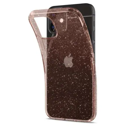 Чехол-накладка Spigen Liquid Crystal Glitter для Apple iPhone 12 Mini Rose Quartz (ACS01742)