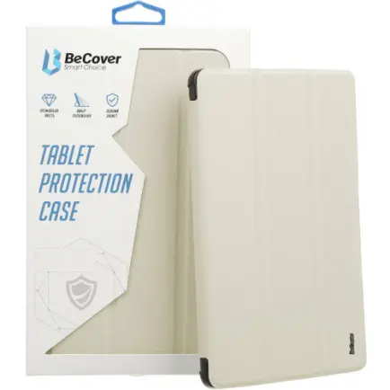 Чохол-книжка BeCover Tri Fold Soft TPU Silicone для Apple iPad Pro 12.9 2020/2021/2022 Beige (711736)