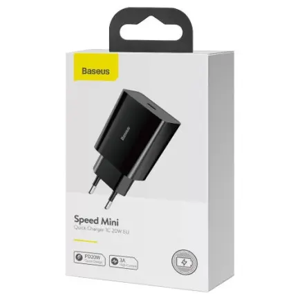 Сетевое зарядное устройство Baseus Speed Mini PD Charger (1USB-C)