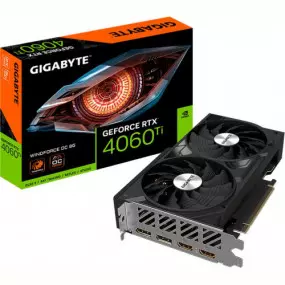 Відеокарта GF RTX 4060 Ti  8GB GDDR6 Windforce OC Gigabyte (GV-N406TWF2OC-8GD)