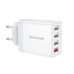 Мережевий зарядний пристрій WK WP-U125 QC3.0 33W (EU)