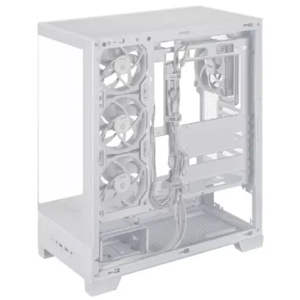 Корпус Asus A31 Plus White Tempered Glass без БЖ (90DC00R3-B19000)