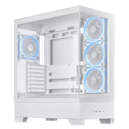 Корпус Asus A31 Plus White Tempered Glass без БЖ (90DC00R3-B19000)