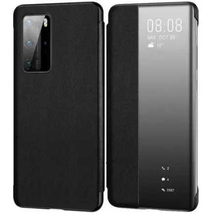 Чeхол-книжка Smart View Flip Cover для Huawei P40 Pro Black (51993781)