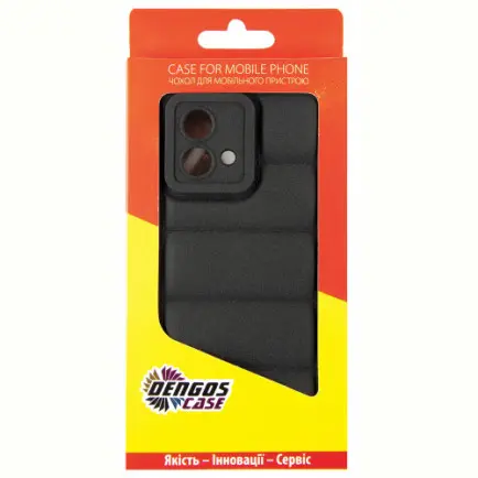 Чeхол-накладка Dengos Soft для Motorola Moto G84 Black (DG-TPU-SOFT-41)