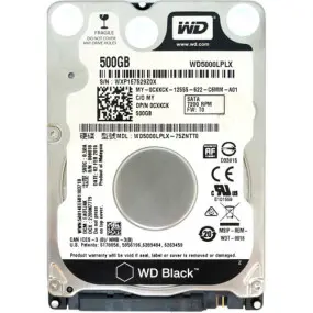 Накопичувач HDD 2.5" SATA 500GB WD Black 7200rpm 32MB (WD5000LPLX)