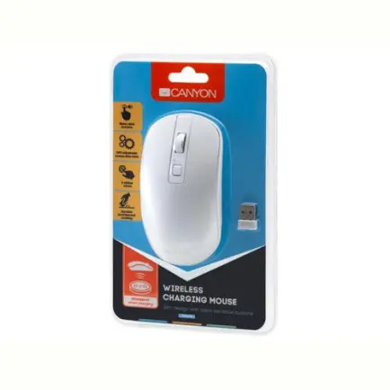 Миша бездротова Canyon CNS-CMSW18PW White