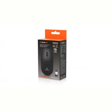 Миша бездротова REAL-EL RM-313 W Black