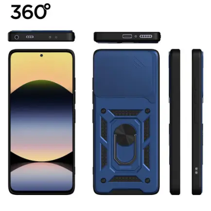 Чeхол-накладка BeCover Military для Xiaomi Redmi Note 14 5G Blue (713093)