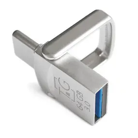 Флеш-накопитель USB 3.0 64GB Type-C T&G Metall Series 104 Silver (TG104TC-64G3)