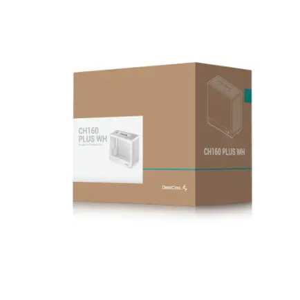 Корпус DeepCool CH160 Plus White (R-CH160-WHNGM0-G)