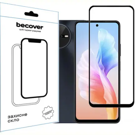 Защитное стекло BeCover для Oscal Tiger 12 Black (711579)