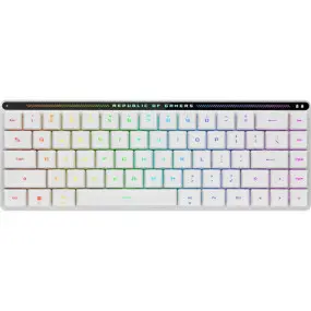 Клавиатура беспроводная Asus ROG Falchion RGB WL BT White (90MP03EC-BKMA10)