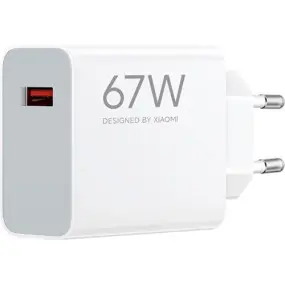 Зарядное устройство Xiaomi 67W HyperCharge USB-A White (BHR07SKEU)