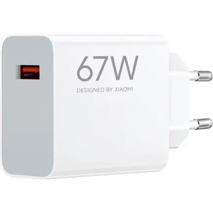 Зарядное устройство Xiaomi 67W HyperCharge USB-A White (BHR07SKEU)
