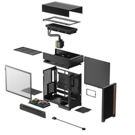 Корпус DeepCool CL6600 Black (R-CL6600-BKNNA0-G-1)