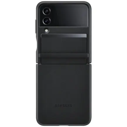 Чeхол-накладка Samsung Flap Leather Cover для Samsung Galaxy Flip 4 SM-F721 Black (EF-VF721LBEGUA)