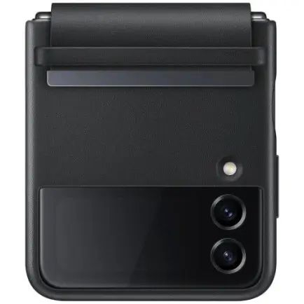 Чeхол-накладка Samsung Flap Leather Cover для Samsung Galaxy Flip 4 SM-F721 Black (EF-VF721LBEGUA)