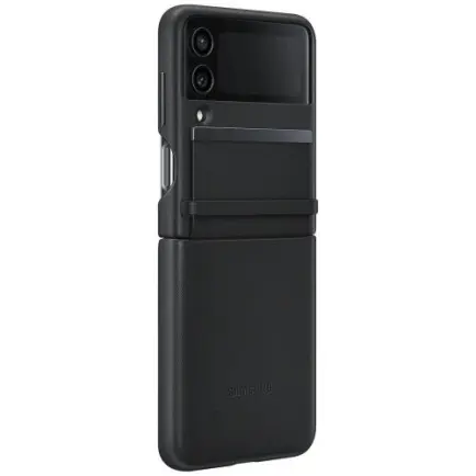 Чeхол-накладка Samsung Flap Leather Cover для Samsung Galaxy Flip 4 SM-F721 Black (EF-VF721LBEGUA)
