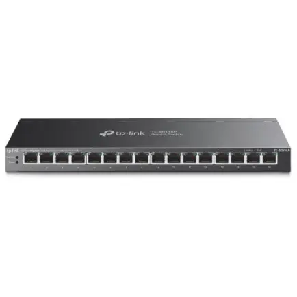 Коммутатор TP-Link TL-SG116P (16xGE PoE+, max PoE 120W)