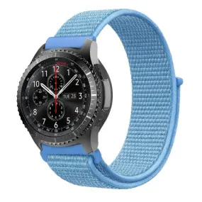 Ремешок BeCover Nylon Style для Xiaomi iMi KW66/Mi Watch Color/Haylou LS01/Watch S1 Active Aqua Blue (715004)