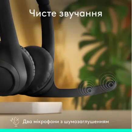 Bluetooth-гарнитура Logitech Zone 300 Wireless Black (981-001407)