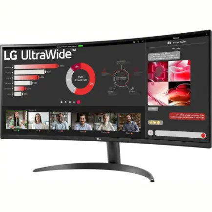 Монітор LG 34" UltraWide 34WR50QK-B IPS Black 100Hz Curved