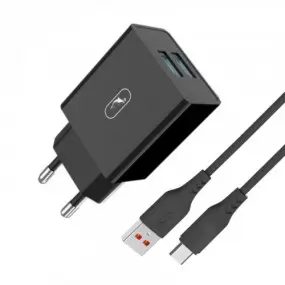 Зарядний пристрій SkyDolphin SC30V (2USB, 2.1A)