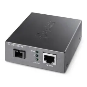 Медиаконвертер TP-Link FC111A-20 (SC/UPC 1xFE, 1xRJ45 FE, SM 9/125 мкм, 20 км, 1550нм TX / 1310нм RX, БП 5В 0.6А)
